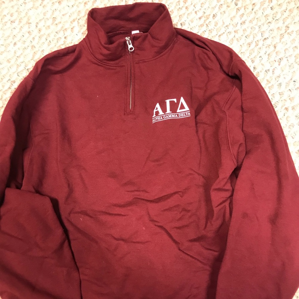 Alpha Gamma Delta quarter zip